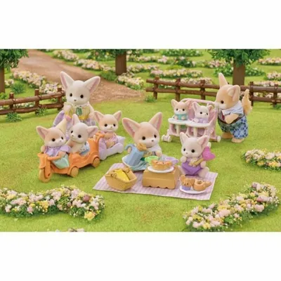 Productafbeelding van Fennec Picnic Set - SYLVANIAN FAMILIES - 2 Figures. Bikes & Accessories