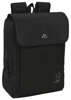 Imagen del producto de Mochila Safta de Disney, diseño Mickey Mouse, de 39 cm, con compartimento para portátil de 13,3 pulgadas y puerto USB