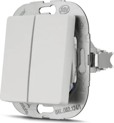 Produktbild von REV PrimaLuxe Wechsel/Wechselschalter, 230VAC, 50Hz, 10A, Unterputz, weiss