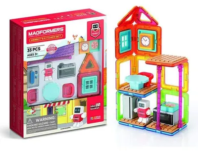 Immagine prodotto di Set di costruzione Magformers - Cucina, 33 pezzi