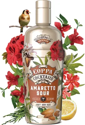 Produktbild von Coppa Cocktails - Amaretto Sour 0,7L 14,9% Vol.  Ready to drink Cocktail  - [Enthält Sulfite]