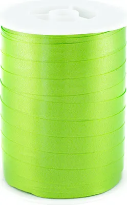 Produktbild von Geschenkband Ringelband 10mm x 250m Rolle Lindgrün / Maigrün