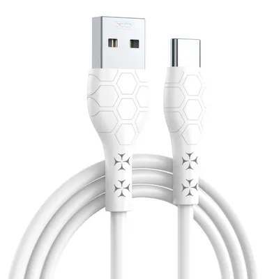 Obrázok produktu pre Kábel na nabíjanie a prenos dát 1 m USB typ A na USB typ C 2,4 A biely