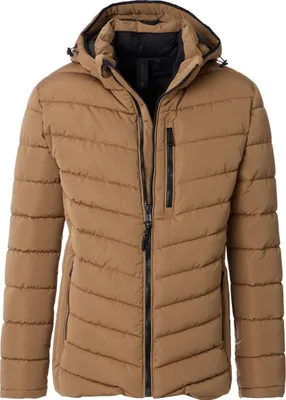 Produktbild von CASAMODA Herren Outdoor-Steppjacke Kapuze Regular Hellbraun XXL