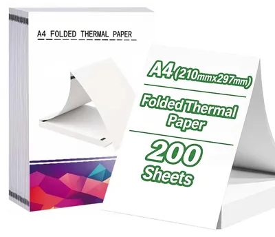 Image de Papier thermique pour impression, format A4, 200 feuilles, sans BPA