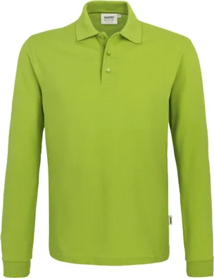 Produktbild von HAKRO Langarm Poloshirt Performance Herren #815 Gr. M kiwi