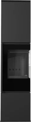 Produktbild von Kaminofen aus Stahl KRATKI REN/L rechts Ø 150 7 kW schwarz Verkleidung
