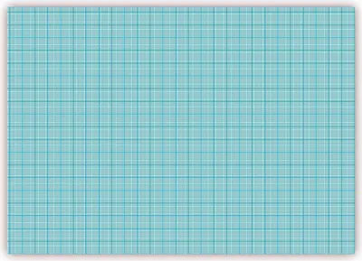 Produktbild von 2 Stück Millimeterpapier Block DIN A3 (297 x 420 mm) 25 Blatt, links + rechts verleimt (blau)