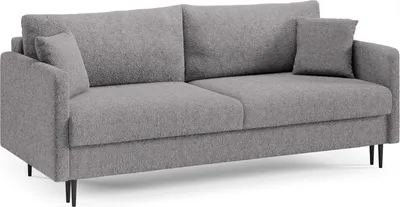 Zdjęcie produktu dla LIKMA Rozkładana Kanapa Mara Ciemnoszara 209x93x92 cm z Funkcją Spania, Pojemnikiem na Pościel, Sofa w Tkaninie Lambi 12