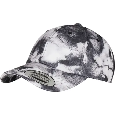 Immagine prodotto di FLEXFIT 6245BD | Berretto a basso profilo con tintura batica, materiale robusto in jersey - Colore: Batic-Nero - Taglia: Unica
