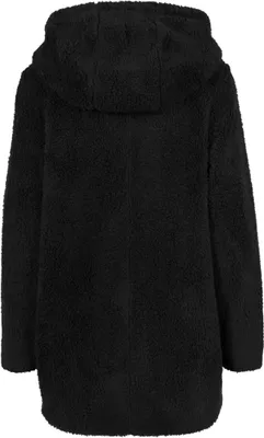 Immagine prodotto di Cappotto da donna Urban Classics Ladies Sherpa Jacket nero - S Giacca con Pelliccia sintetica