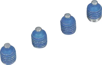Produktbild von Madenschraube M6x9 mm gelb verzinkt 4 Stück