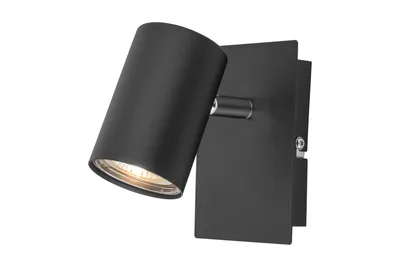 Produktbild von LED-Spot schwarz aus Metall, dreh- und schwenkbar, Ø 5,5 x 8,5 cm, 3 Watt
