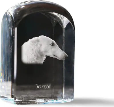 Produktbild von Barsoi Kristallstempel mit einem Hund Art-Dog