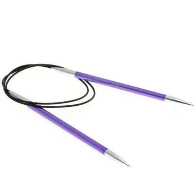 Produktbild von Lana Grossa Knit Pro Rundstricknadel Aluminium Rainbow verschiedene Längen/Stärken Länge Durchmesser 80 cm 6.0 mm