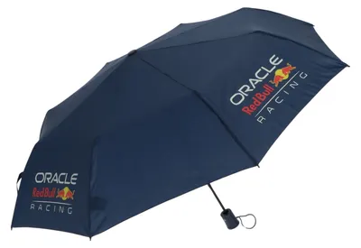 Produktbild von Red Bull Regenschirm – Eleganter schwarzer Schirm mit Logo