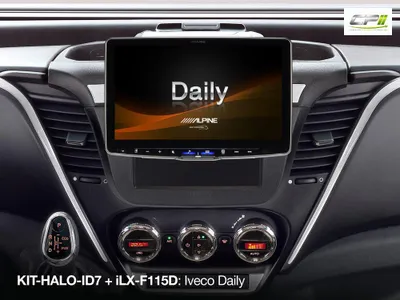 Produktbild von Alpine Halo Einbauset für Iveco Daily 7 mit CAN-Bus Interface