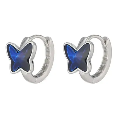 Produktbild von Schmetterling Ohrschmuck Creole Ohrcreolen Schmetterlingsohrringe GESCHENKIDEE, Sterling Silber 925, inklusive Geschenkschachtel