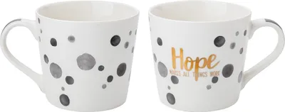 Produktbild von Porzellanbecher 400ml Sara Black Hope