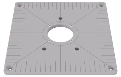 Produktbild von PRIWAS Einlegeplatte passend für Bosch AdvancedTrimRouter 18V-8 Taucheinheit | Frästisch-Einlegeplatte passend für Bosch Oberfräsen