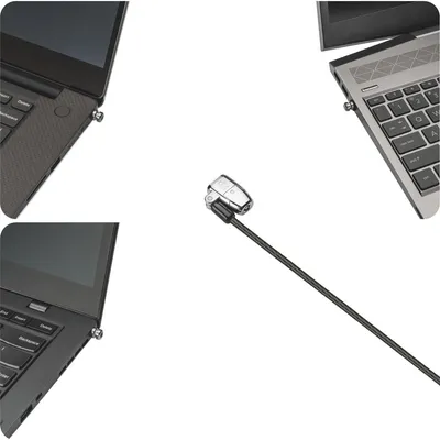 Produktbild von Kensington ClickSafe 2.0 Universelles 3-in-1 Laptopschloss, Kensington, Schlüssel