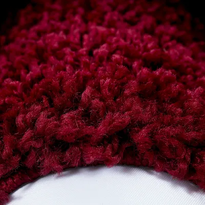 Produktbild von Hochflor Teppich Lux Läufer, Farbe: Rot, Größe:80x250 cm