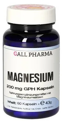 Image de Magnésium 200 mg Gph gélules 60 pc