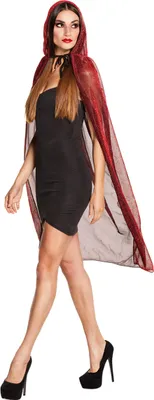 Immagine prodotto di Cappa di Halloween con cappuccio per donna 140 cm - Taglia unica