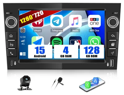 Productafbeelding van Autoradio voor Corsa D/Astra H/Zafira B/Meriva met 4 GB RAM en 128 GB opslag