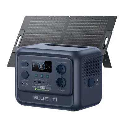 Image de BLUETTI Générateur solaire Elite 100 V2 + 100W panneaux solaires , 1024 Wh station d'alimentation portable pour le camping, les urgences et l'alimentation de secours , les pannes de courant