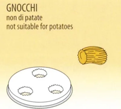 Immagine prodotto di Stampo per gnocchi KBS per macchina della pasta 50410001 1,5 kg (non adatto per impasto di patate)