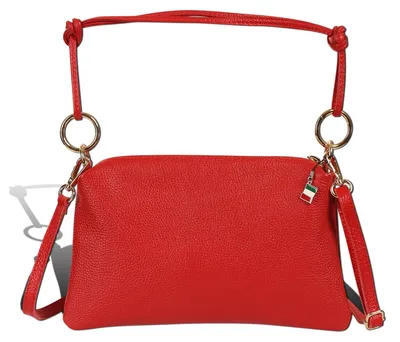 Immagine prodotto di Borsa a tracolla da donna in pelle, rosso, D2OTF861R3