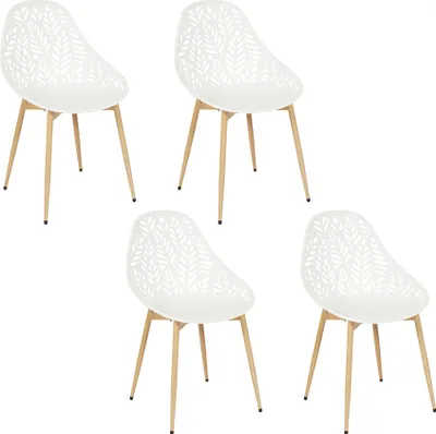 Image de Chaise Lucena Blanc - Lot De 4