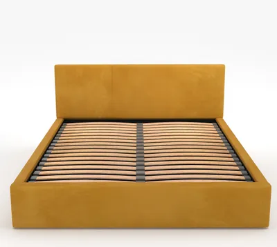 Produktbild von Muralo POLSTERBETT für Schlafzimmer Polsterbett mit Bettkasten Bett mit Polsterkopfteil Doppelbett 180x200 Bett mit Stauraum Gelb