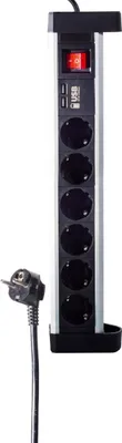 Immagine prodotto di shiverpeaks BS60318 Unità di distribuzione dell'alimentazione (PDU) 6 prese CA Nero (BS60318)