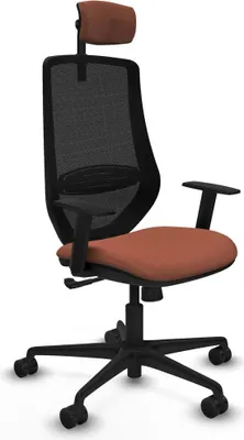 Image de Chaise de bureau Piqueras y Crespo D036N2W Marron Noir