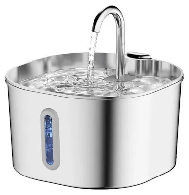 Image de Fontaine à eau pour chat, distribution automatique, fonctionnement silencieux, eau pour animaux 4Chips