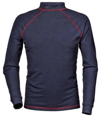 Image de Maillot de corps Sir Safety CARBOFLAME, ignifuge, antistatique, avec protection contre les arcs électriques, bleu, 3XL, bleu