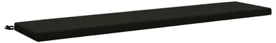 Produktbild von Bankkissen SOEST 100 % Polyester Schwarz 180 x 40 x 5 cm