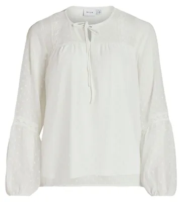 Productafbeelding van VILA mesh blouse VIELLETTE, maat: 36