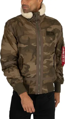 Produktbild von Alpha Industries Herren B15-3 Sherpa Jacke, Grün M