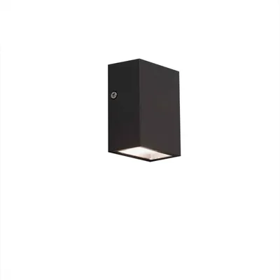 Produktbild von Faro 70566N, Wandbeleuchtung für den Außenbereich, Dunkles Grau, Aluminium, IP44, I, 4 W