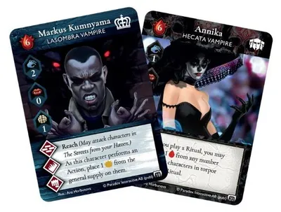 Produktbild von Vampire Rivals Annika & Markus Promo Pack - Kartenspiel Erweiterung - EN edition