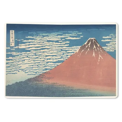 Produktbild von MuchoWow® Mauspad Mousepad Der Berg Fuji - Gemälde von Katsushika Hokusai 27x18 cm - Mousepads - Maus Mat - Pad - Mausunterlage - Büroartikel - Desk Matten