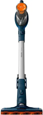 Produktbild von Philips SpeedPro FC6724/01 Kabelloser Akku-Staubsauger, 2-in-1-Stabstaubsauger, Beutellos, Schwarz, Blau, 0,4 l, Dark Royal Blue, Gummi