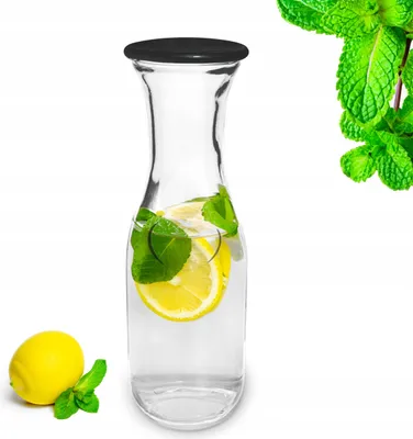 Zdjęcie produktu dla Karafka szklana Z ZATYCZKĄ 0,5L
