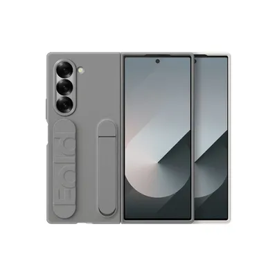 Produktbild von Samsung Original Silikon-Rückseite mit Riemen für das Samsung Galaxy Z Fold 6 - Weiß