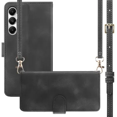 Imagen del producto de Funda Tipo Libro con Cuerda para Samsung Galaxy A55 -