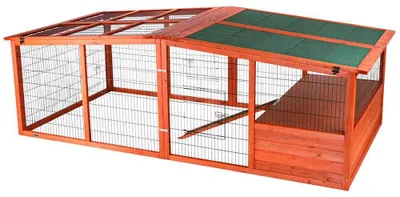 Produktbild von Trixie Natura Outdoor Nagerkäfig Orange 233 x 79 x 116 cm Orange 233 x 79 x 116 cm