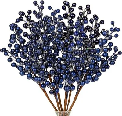 Produktbild von Kunstpflanzen Weihnachtsbeeren Zweige - 6 Stück